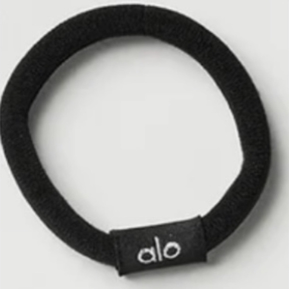 ALO Yoga Black Hair Ties/Bands Set of 6 | NWT - Picture 5 of 6
